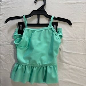 Mint Green Ruffled Tank Top